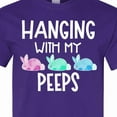 thumbnail image 4 of Inktastic Easter Hanging with My Peeps Pastel Bunnies T-Shirt, 4 of 5