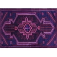 thumbnail image 1 of Ahgly Company Indoor Rectangle Persian Purple Traditional Area Rugs, 8' x 12', 1 of 4