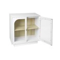 thumbnail image 7 of Tcbosik Modern Buffet Cabinet, Sideboard Storage Cabinet with 2 Acrylic Doors, Bar Cabinet with Adjustable Shelf, Coffee Bar Cabinet with Golden Handles for Living Room, Kitchen, White, 7 of 7