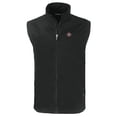 thumbnail image 2 of Men's Cutter & Buck  Black San Diego State Aztecs Big & Tall Charter Eco Full-Zip Vest, 2 of 3