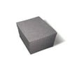 Brady 15'' X 19'' SPC UXT Dark Gray 3-Ply Meltblown Polypropylene Dimpled Perforated Double Sided Xtra Tough Low Linting Heavy Weight Sorbent Pad (100 Per Bale)