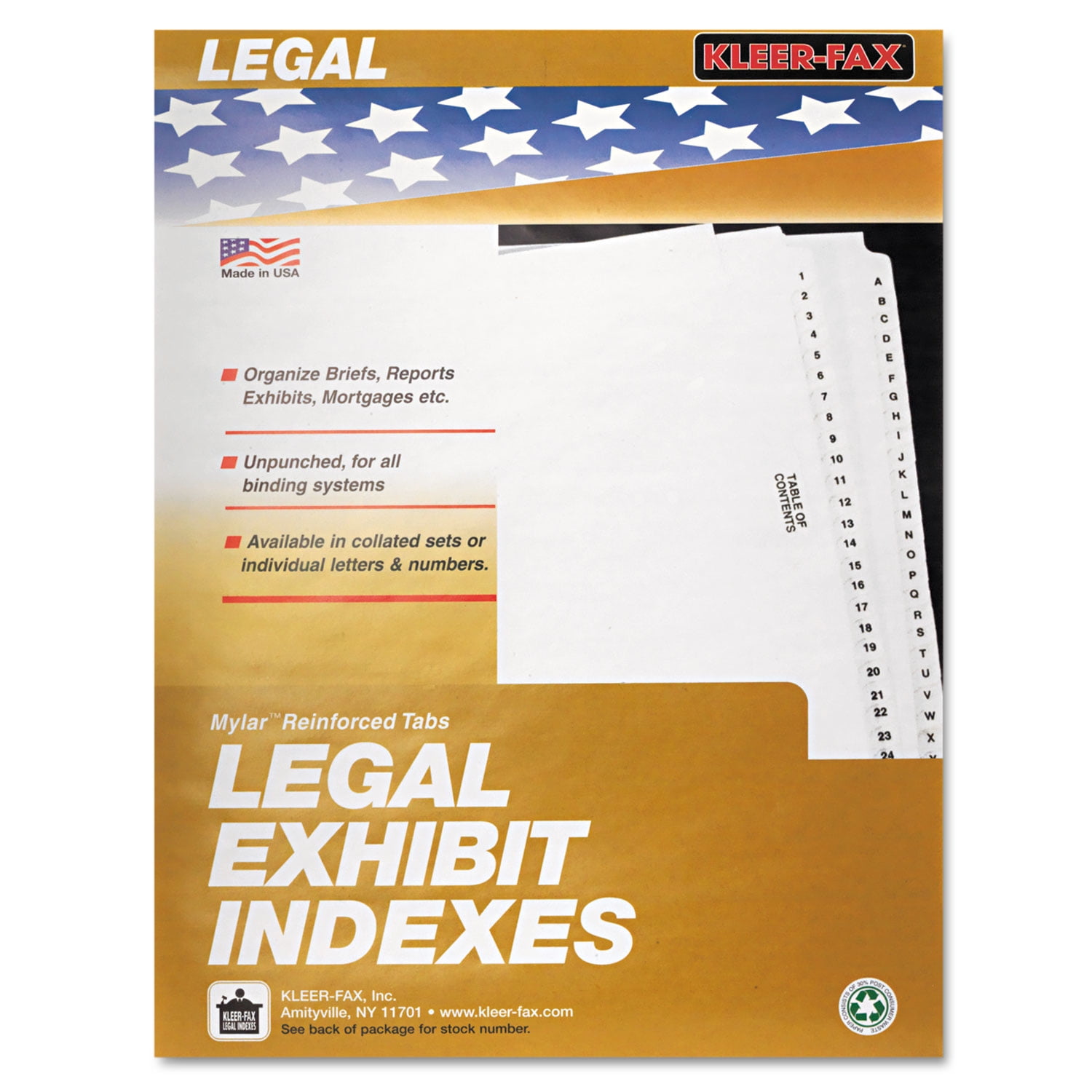 80000 Series Legal Index Dividers, Side Tab, Printed "56", 25/Pack