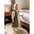 thumbnail image 3 of RUINIXCW Vintage Toddler Baby Girl Halloween Renaissance Dress Baby Ren Faire Costume Kids Girls Spring Fall Clothes Long Sleeve Princess Party Dress, 3 of 10