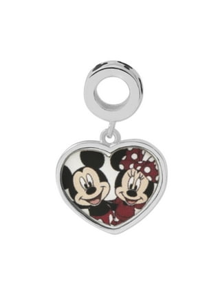 Disney Necklace - Minnie Mouse Icons Floating Charms -Neck-L