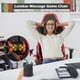 Goplus Chaise de Jeu de Massage Chaise de Bureau Pivotante Inclinable avec Repose-Pied Rouge – image 4 sur 10