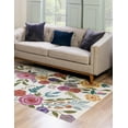 thumbnail image 3 of Rugs.com Blossom Collection Rug – 10' x 14' Ivory Medium Rug Perfect For Living Rooms, Large Dining Rooms, Open Floorplans, 3 of 8