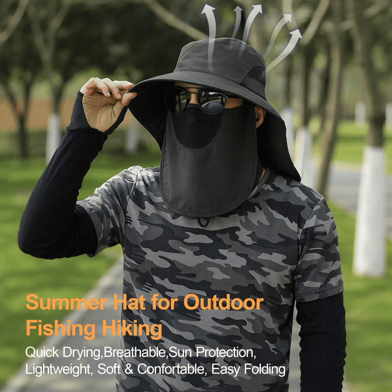 Dowellia Sun Protection Cap, Breathable Lightweight Bucket  display picture 3
