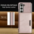 thumbnail image 5 of Allytechgroup 2 in 1 Wallet Case for Samsung Galaxy Z Fold 6, Detachable Cards Holder [Compatible with Magsafe] Shockproof Anti-Scratch Slim Fit Shell Cover for Galaxy Z Fold 6, Rosegold, 5 of 11