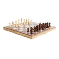 thumbnail image 1 of Juego de ajedrez plegable de madera, juego de viaje, ajedrez Backgammon, Zulema tablero de ajedrez plegable, 1 of 8
