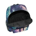 thumbnail image 6 of FORMRS School Backpack with Front Zippered Pocket 12" Elementary Student Travel Daypack, Astronaut Pattern, 6 of 6