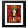 thumbnail image 2 of Thorvald Hellesen 12x14 Black Modern Framed Museum Art Print Titled - Portrait of a Woman (1911), 2 of 5