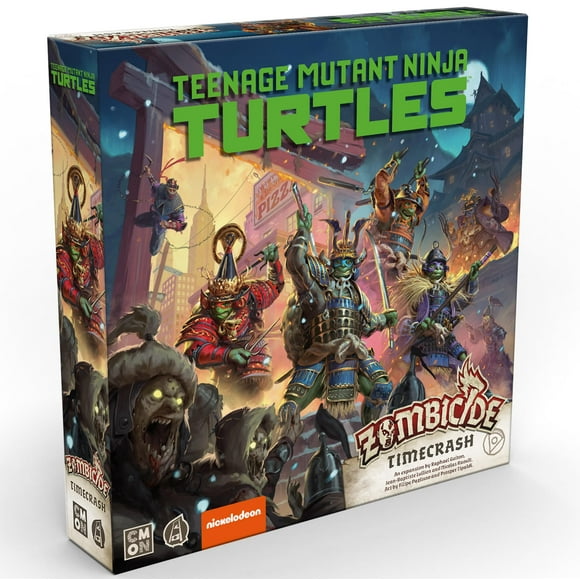 Zombicide White Death: TMNT Time Crash EXPANSION - Turtle Team’s Quest through Zombie New York, Cooperative Strategy Game with Tabletop Miniatures, Ages 14+,