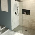 thumbnail image 4 of DV-1SD0221G Single Fixed Glass Panel For Shower 32"×78", Thick Frameless Tempered Safety Glass Shower Screen, 4 of 15