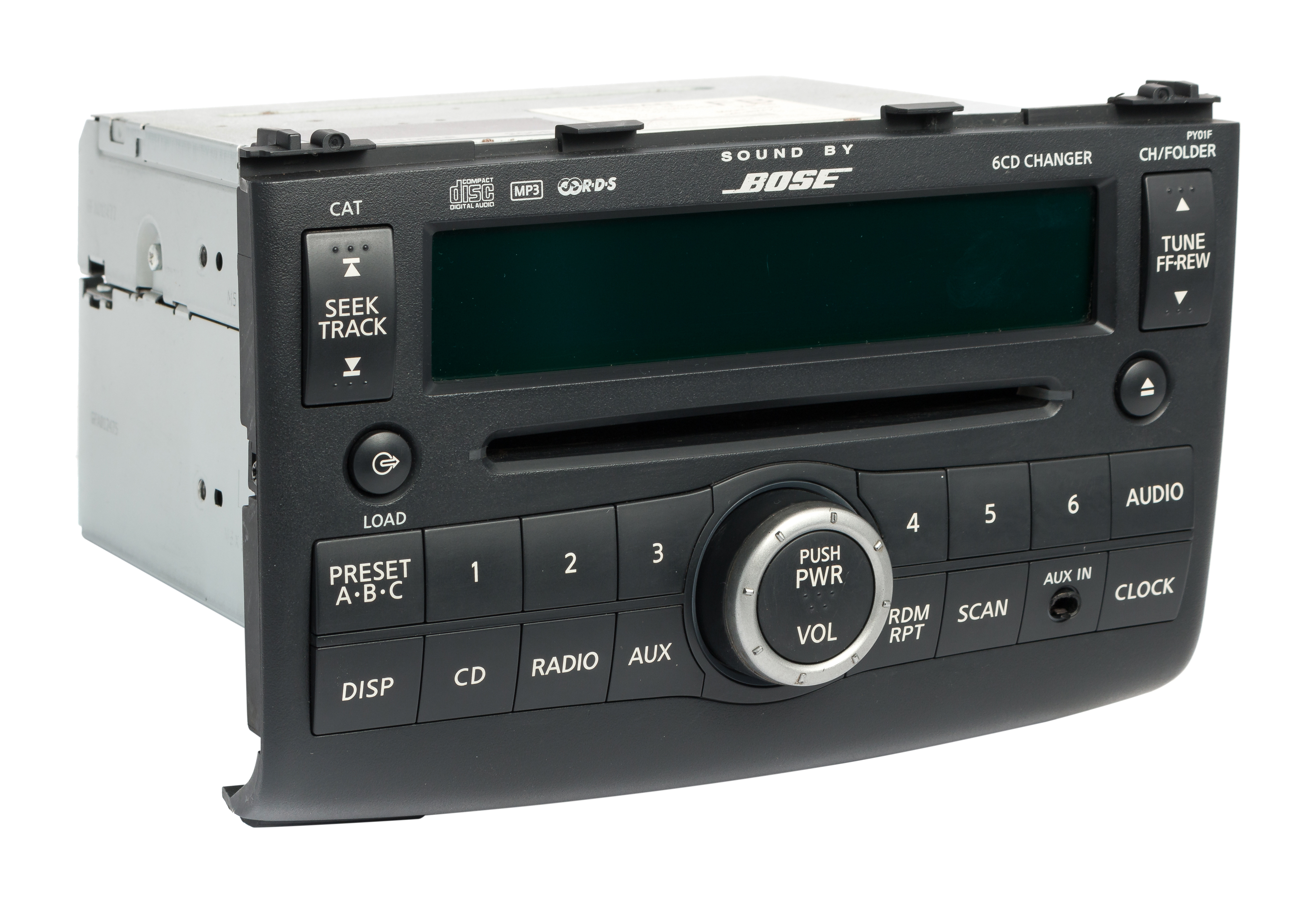 Restored 2009 Nissan Rogue AM FM Radio Receiver Aux 6 Disc CD MP3 Player 28185JM20B (Refurbished)