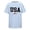 R242 Light Blue, variant on Ruiwill Toddler Boys Tops 4Th Of July Size 2-3 Years Summer Crew Neck Short Sleeve Usa Flag Print Tees Stretchy Independence Day Boy Tops Black