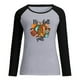 thumbnail image 4 of ICHUANYI Liquidación It's Fall Yall Mujer Cuello Redondo Estampado Jersey Tops Blusa de Manga Larga ICHUANYI WER202308253809, 4 of 4