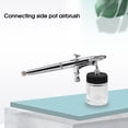 thumbnail image 3 of AURORA TRADE 22cc Airbrush Cup Anti Corrosion Sturdy Glass Transparent Airbrush Storage Bottle for Nail Art, 3 of 8