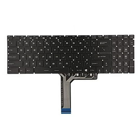 Replacement Keyboard for MSI GS70 GE62 GE72 GE72VR GL62 GL72 GL62M GP62 GP65 GE63 GS63 GS63VR GP72 GP75 PE62 GT72 GE73 GE73VR GE75 GF75 GS75 Series Laptop with Backlit US Layout