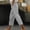 Multicolor, variant on WEIee Womens Capris Casual Summer Pocket Cropped Pants with Drawstring Stripe Straight Leg Versatile Trousers Loose Fit Going out Lady Pants Multicolor L