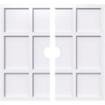 thumbnail image 6 of 36"OD x 3"ID x 12 1/2"C x 1"P Rubik Architectural Grade PVC Contemporary Ceiling Medallion, Two Piece, 6 of 7