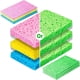 thumbnail image 4 of Xiao Hua Esponja absorbente de algodón de pulpa de madera blanca comprimida, paquete de 6, ideal para lavar platos, paño de cocina, bloque de limpieza, paño no graso, 10 x 6 x 1 cm., 4 of 5