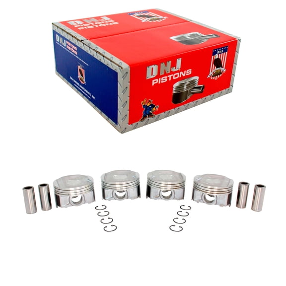 DNJ P4345H Pistons Set Fits Cars & Trucks 14-15 Subaru 2.0L DOHC
