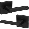 thumbnail image 2 of Kwikset 730HFLSQTLED-514 Halifax Led Privacy Door Lever Set - Black, 2 of 4