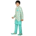 thumbnail image 5 of Kids Ethnic Wear Indo Western Sherwani Kurta and Pyjama Set For Boys, 5 of 18