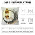 thumbnail image 5 of RUIYC Pillow Cove Cushion Cover Moon Printing Throw Pillow Covers Set Double Sided Pillow Covers Islamic Decor for Couch Sofa 1, 5 of 5