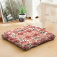 thumbnail image 4 of Bloom Meditation Pillow 22x22 Inch Floor Cushion, Romantic Rose & Peony Pattern, Soft for Yoga & Home Decor, 4 of 7