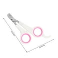 thumbnail image 2 of ICQOVD Stainless Steel Pet Nail Clippers for Small Dogs and Cats,Safe Dog and Cat Claw Scissors for Grooming,Comfortable Grip Pet Supplies Accessories for Home Use, 2 of 5