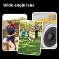 thumbnail image 4 of Cámara Digital 4K 48MP, Cámara De Vlogging Compacta De Enfoque Automático Con Pantalla De Volteo De 2.4", Estudiantes De Zoom De 18x CCD Con Luz De Relleno, Para Adolescentes., 4 of 7