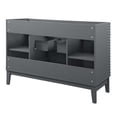 thumbnail image 5 of Modway Render 47" Plastic and Wood Bathroom Vanity Cabinet in Gray, 5 of 6