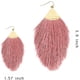 thumbnail image 5 of Pendientes largos con flecos elegantes - Azul claro Xemadio LRWJ272-7, 5 of 6