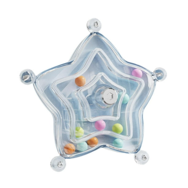 Bird Cage Toy Parrot Ratiry Wheel Game Interactive Game Enriquecimiento ligero Azul