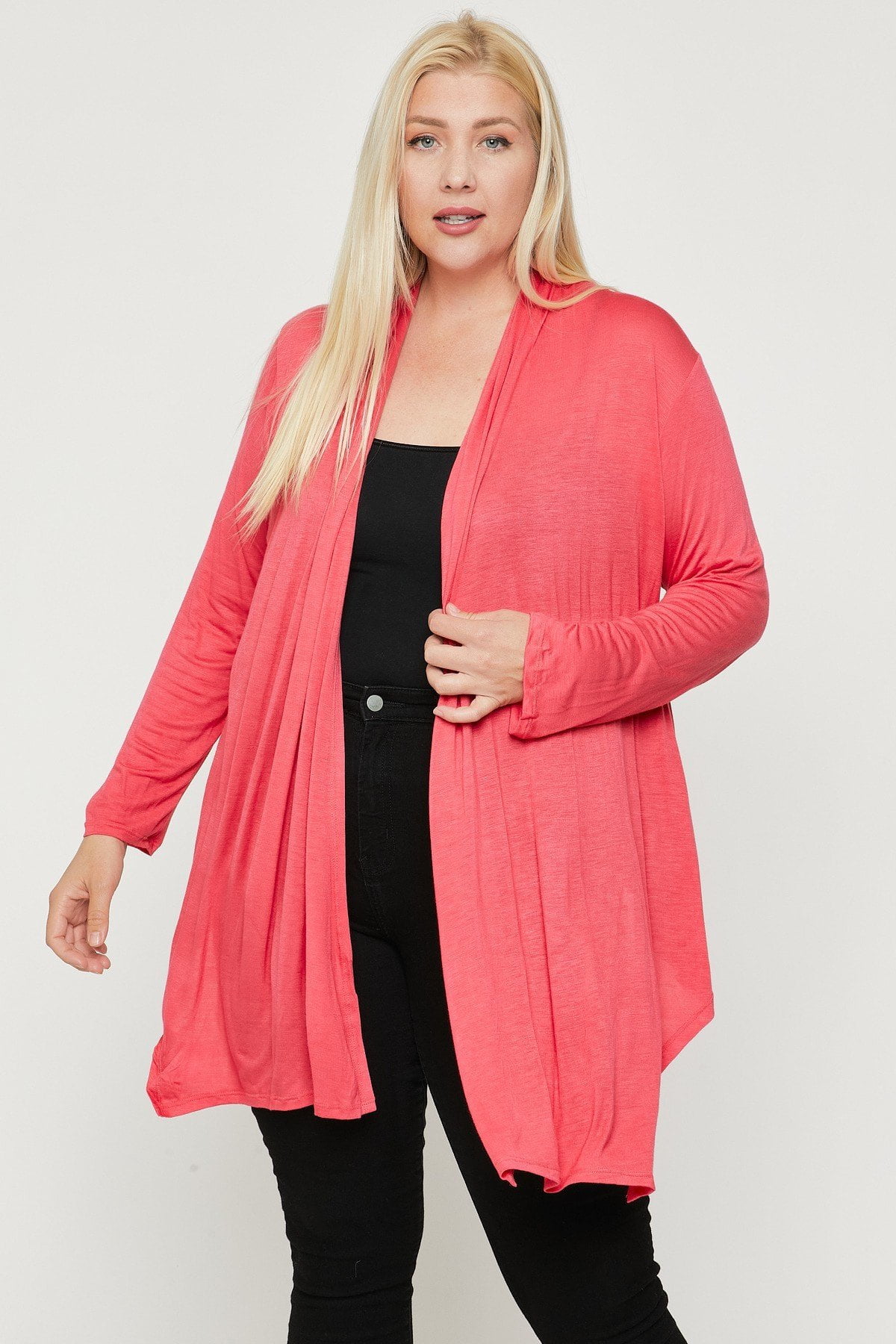 Open Front, Lightweight Cardigan 3XL 