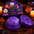 thumbnail image 5 of Halloween Squishy Dumpling Squishy Stress Relief Toy, Skull Slow Rising Fidget Toys with Steamer Basket 3.35 Inches, 5 of 5