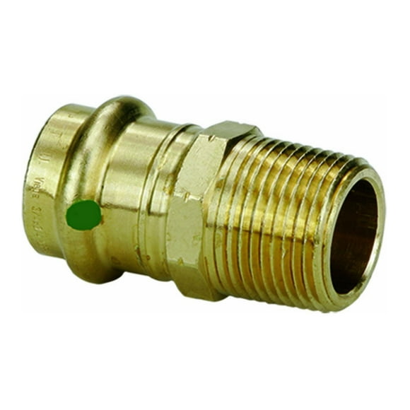 VIEGA 79245 Propress Zero Lead Bronze Adapter with Male 1" x 1" P x Male NPT (3-Pack)