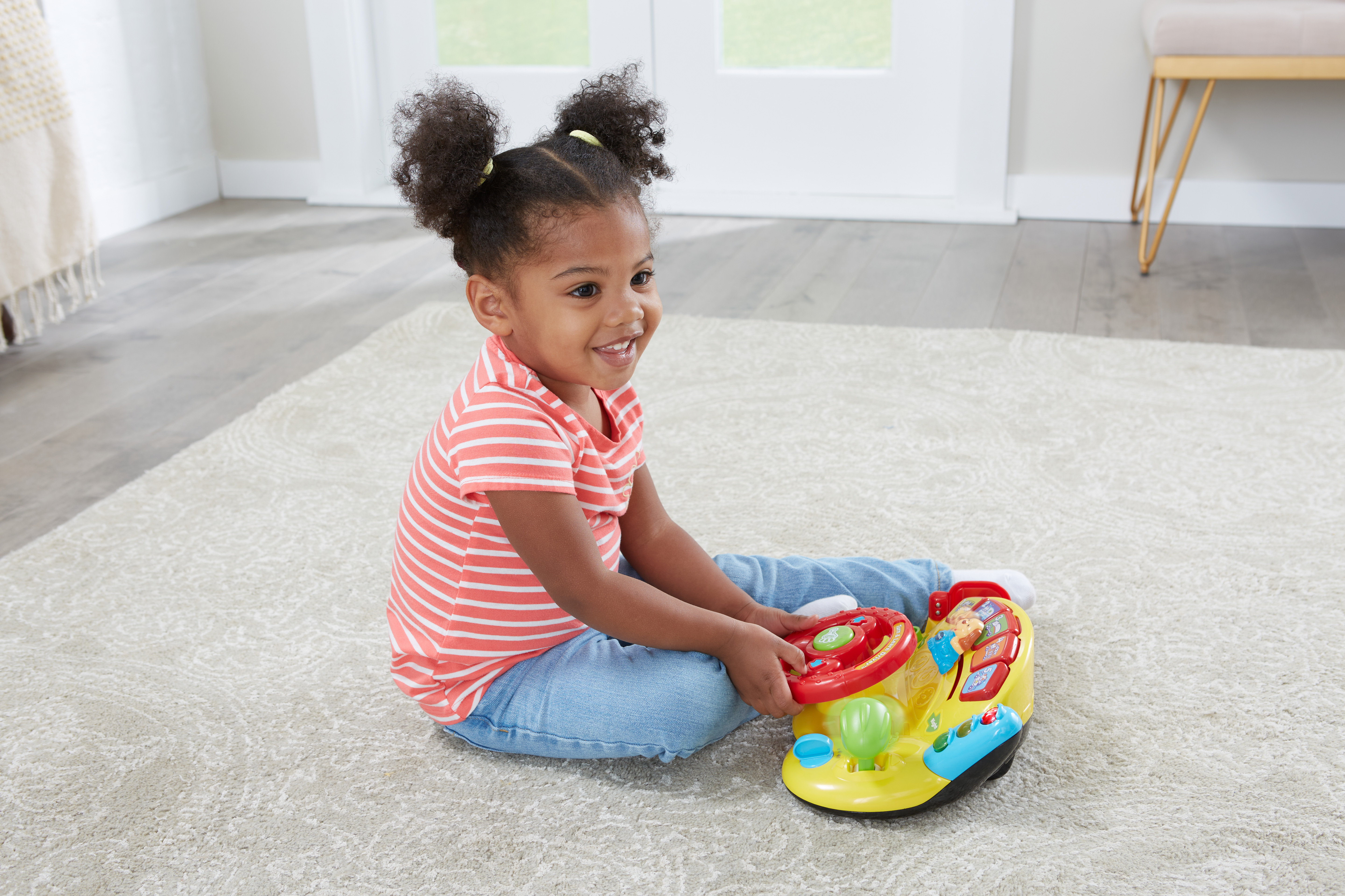 VTech Turn and Learn Driver, Role-Play Toy for Baby, Teaches Animals, Colors - image 4 of 8