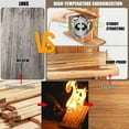 thumbnail image 2 of Carbonized Wood Squirrel Feeder, Squirrel Feeders for Outside Winter, Durable Squrrill House Box Easy to Fill with Removable Front Panel, Wooden Chipmunk Feeder for Corn, Peanuts（1 PC）, 2 of 6