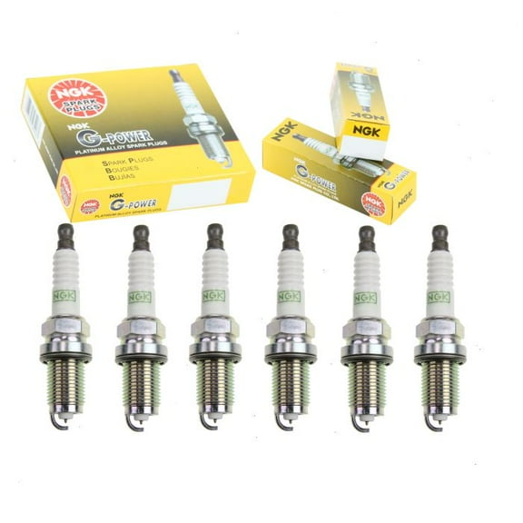 6 pc NGK G-Power Spark Plugs compatible with Honda Accord 3.0L V6 2003-2007