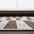 thumbnail image 6 of JONATHAN Y SANTA MONICA 2 x 10 Runner Rug, Sukie Offset Stripe - Beige/Brown, SMB133A-210, 6 of 10