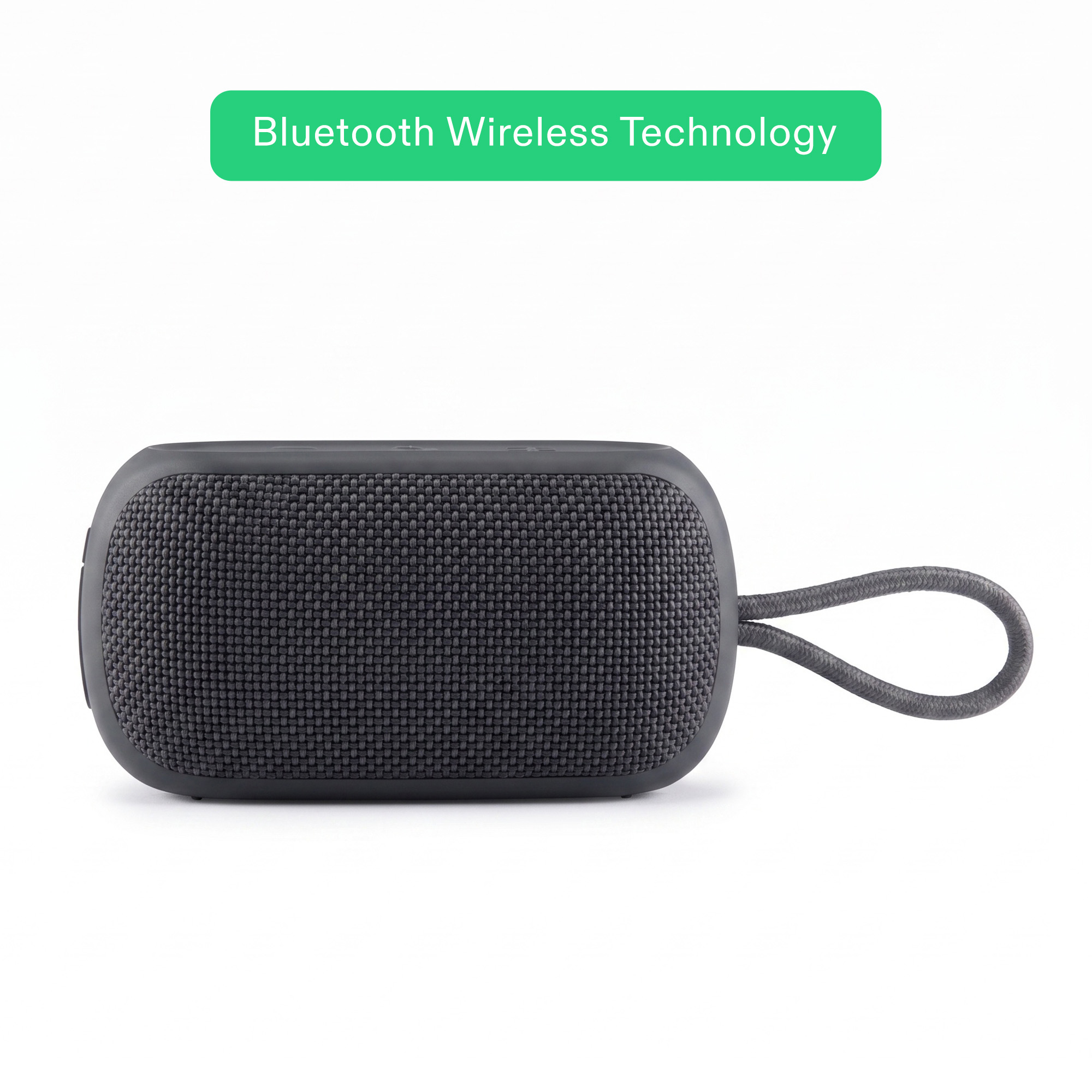 onn Small Rugged Bluetooth Speaker, Graystone photo 4