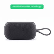 onn Small Rugged Speaker with Bluetooth Wireless Technology, Graystone