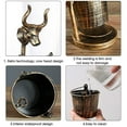 thumbnail image 3 of European style retro iron handmade ashtray personalized home E, 3 of 5