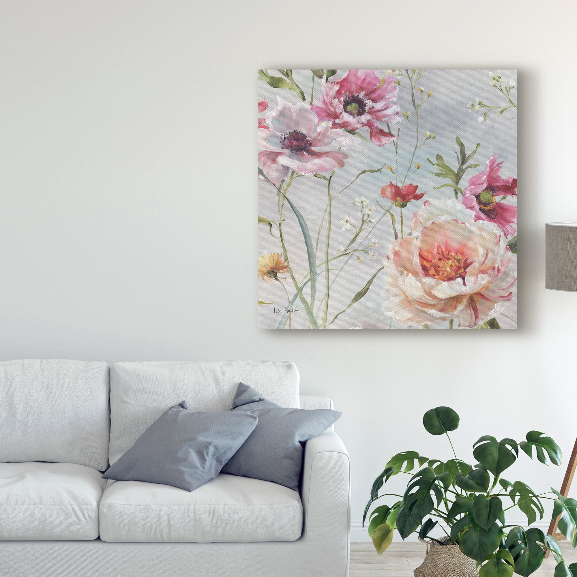 Trademark Fine Art 'Antique Garden III' Canvas Art by Lisa Audit