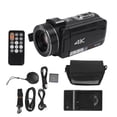 thumbnail image 2 of Videocámara Digital 4K, Videocámara Digital De 1300 MAh Pantalla De 3 Pulgadas Enfoque Automático Zoom 16x Para Viajes, 2 of 7