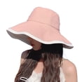 thumbnail image 1 of Circunferencia del sombrero de 55-58 cm, ala grande, sombrero de pescador, sombrero para el sol de verano para mujer, sombrero protector solar que cubre la cara, anti-ultravioleta, 1 of 6