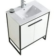 thumbnail image 3 of Fine Fixtures Vdara 30" Bathroom vanity Cabinet Set, White Straight Grain, 3 of 7