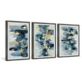 thumbnail image 2 of Marmont Hill Blue Florals Triptych, 2 of 6